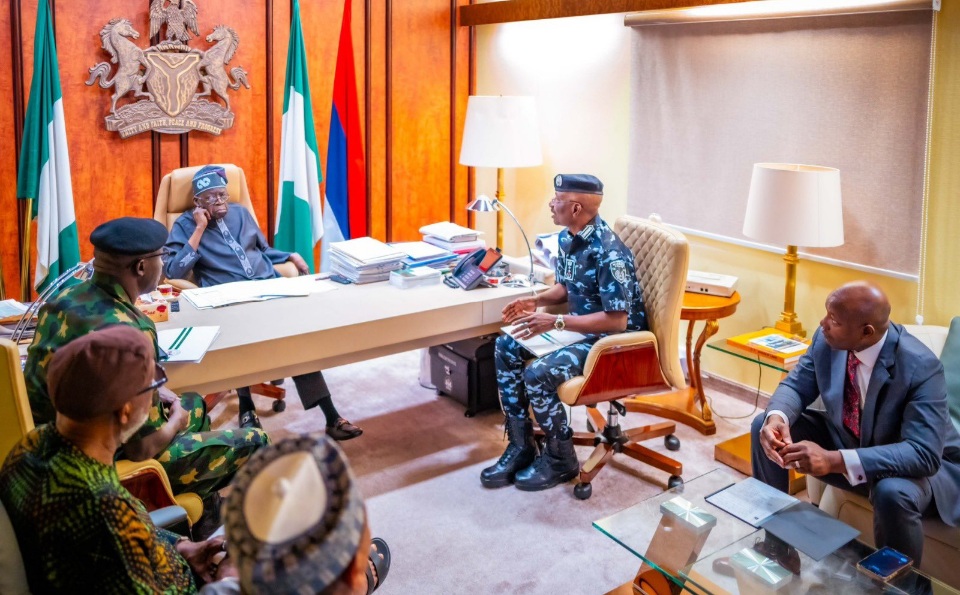 Tinubu Meets Service Chiefs Tinubu Meets Service Chiefs