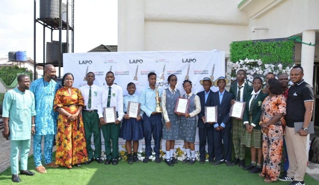 Warri School Emerges Champion In 2025 Lapo Quiz Competition