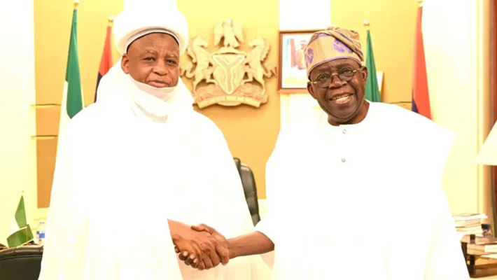 Alleged Christian Genocide: Tinubu, Sultan Hold Closed-Door Meeting On Religious Harmony