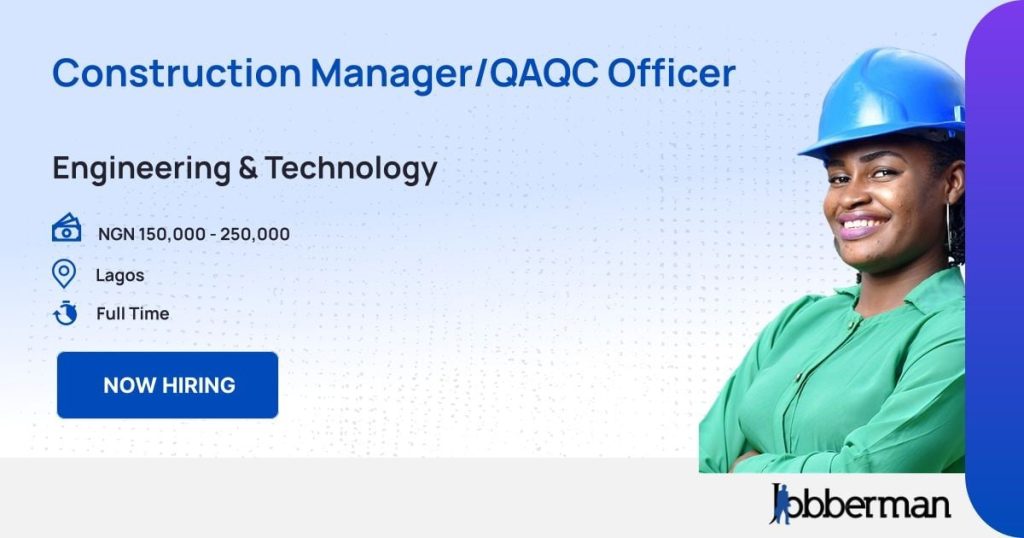 Construction Manager Qaqc Officer Vdmvxv