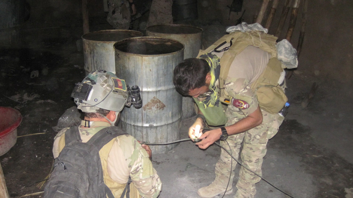 Police Destroy Drug Lab In Eastern Afghanistan