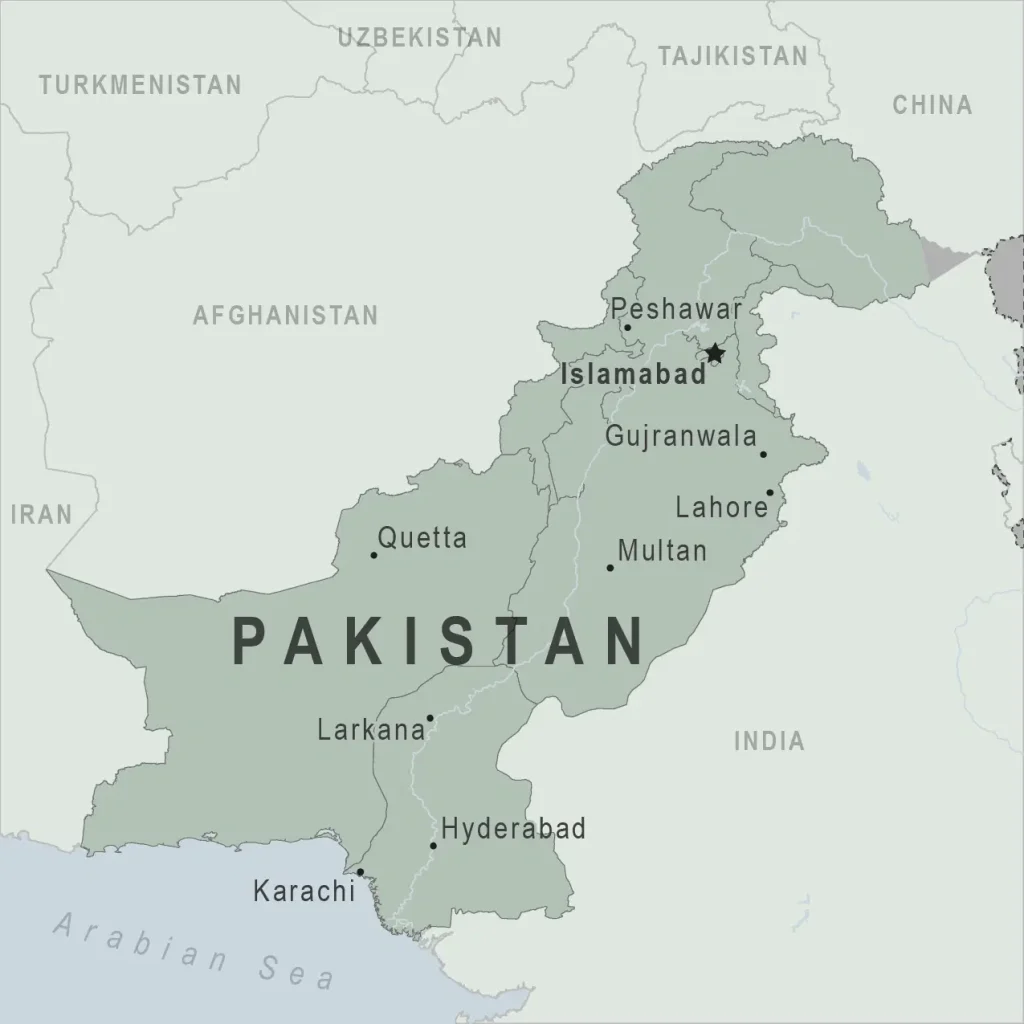 Pakistan Map