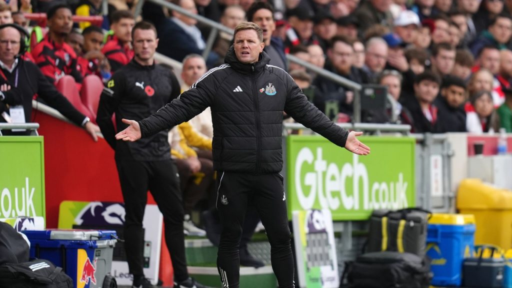 Eddie Howe: Newcastle Head Coach Admits Players Lack Confidence As Winless Away Run Goes On With Defeat At Brentford