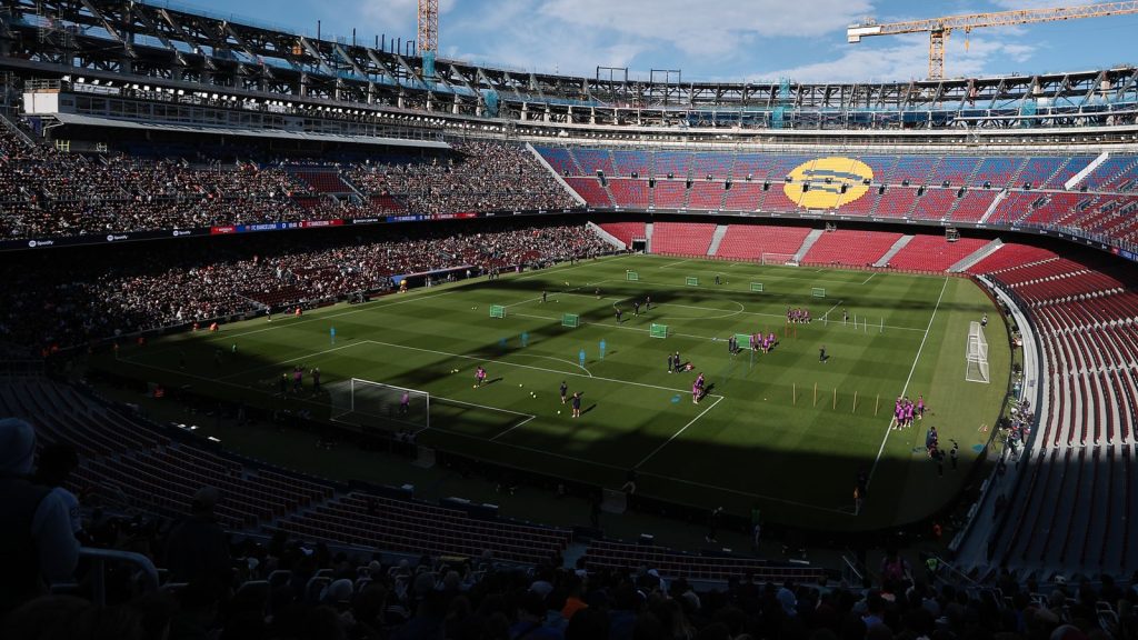 Skysports Nou Camp Barcelona 7074826 Nou Camp: Barcelona Return To Refurbished Stadium For Open Training Session In Front Of 23,000 Fans Ahead Of Reopening