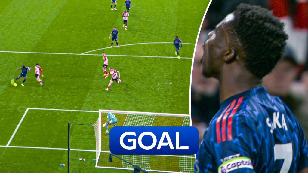 Bukayo Saka Fires In Early Arsenal Equaliser At Sunderland!
