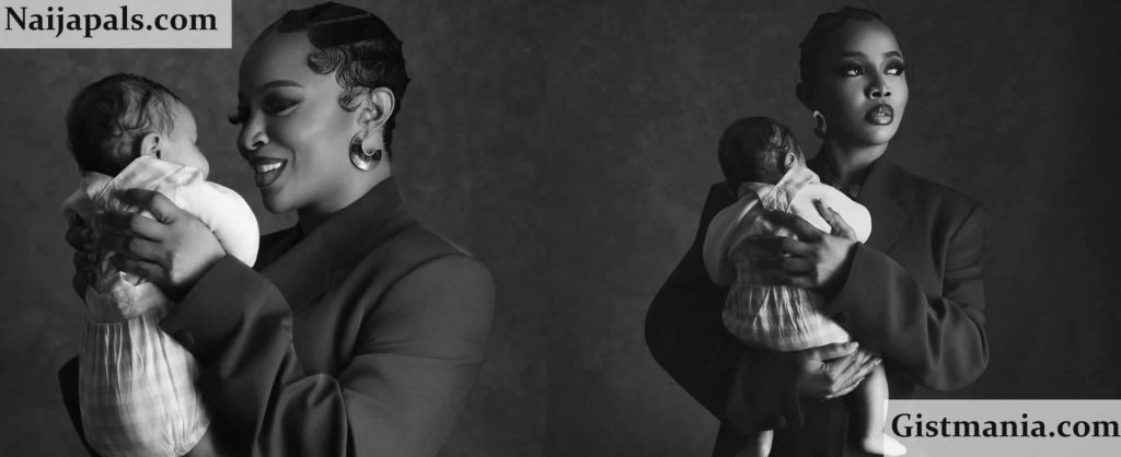 Toke Makinwa And Her Child Toke Makinwa And Her Child