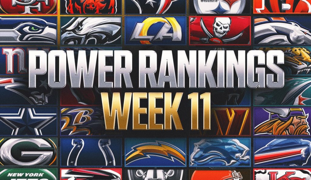 Updated Power Rankings 16X9 Nfl