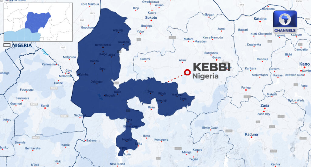 Kebbi State Map Hd Kebbi State Map Hd