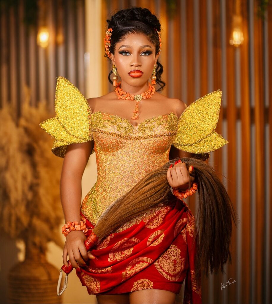 Golden Red Igbo Traditional Bridal Look1 E1768124078278 Golden Red Igbo Traditional Bridal Look1 E1768124078278