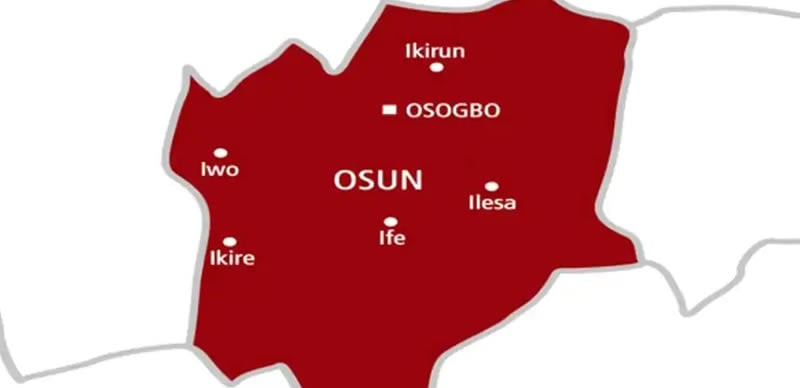 Osun map Osun map
