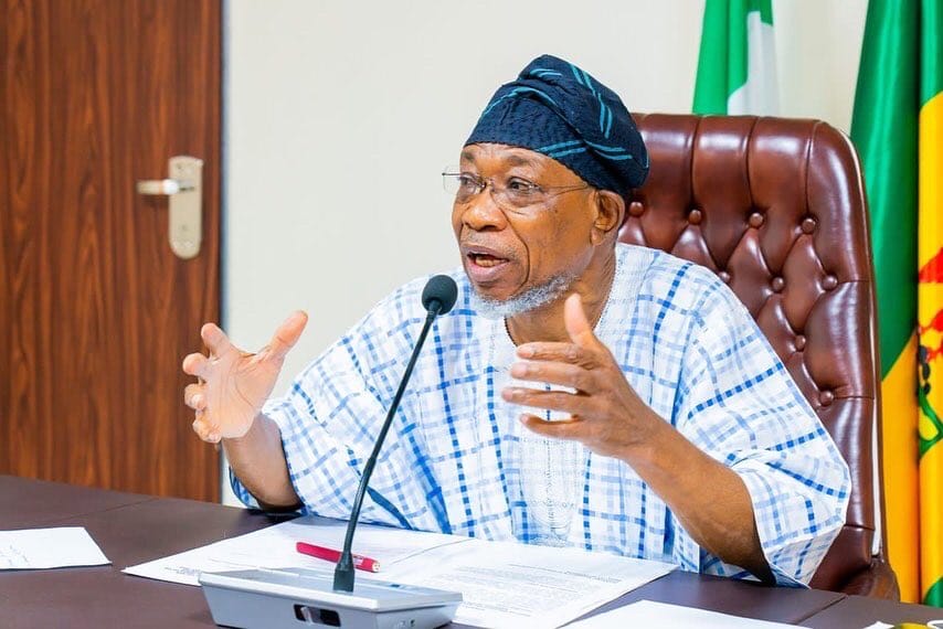 The former governor of Osun State and Minister for Interior Rauf Aregbesola The former governor of Osun State and Minister for Interior Rauf Aregbesola