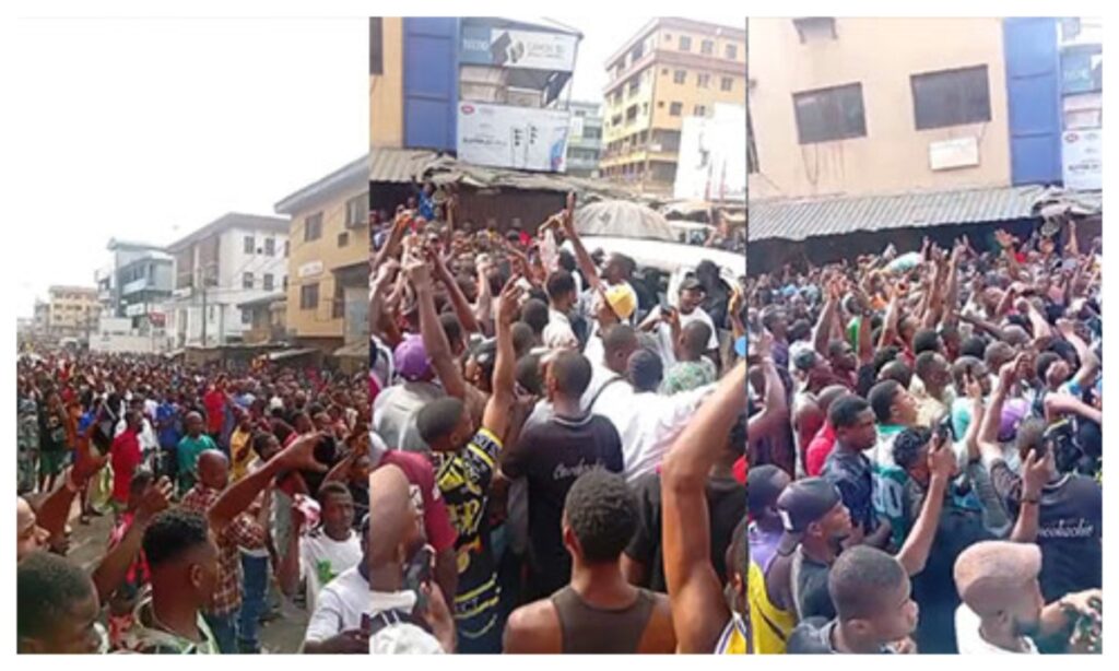 Raders Protest Against Onitsha Main Market Shutdown Raders Protest Against Onitsha Main Market Shutdown
