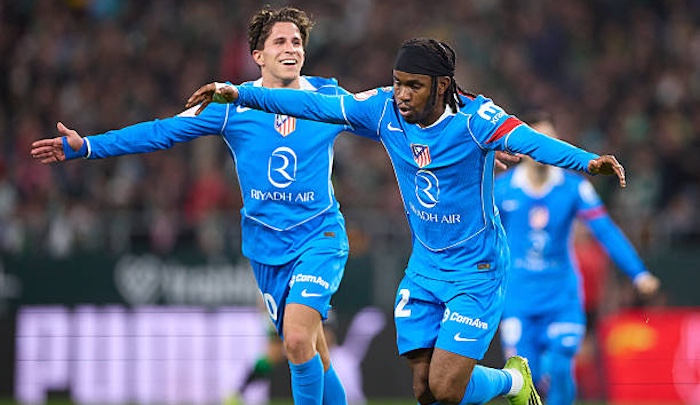 Ademola Lookman Scores On Atletico Debut With Stunning Goal Against Betis Ademola Lookman Scores On Atletico Debut With Stunning Goal Against Betis