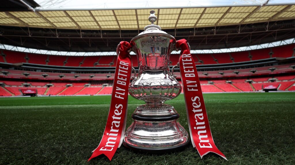 FA Cup trophy general view Wembley FA Cup trophy general view Wembley