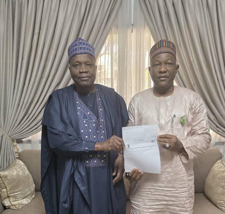 Hon. Abdullahi El Rasheed with Governor Muhammadu Inuwa Yahaya 1 Hon. Abdullahi El Rasheed with Governor Muhammadu Inuwa Yahaya 1