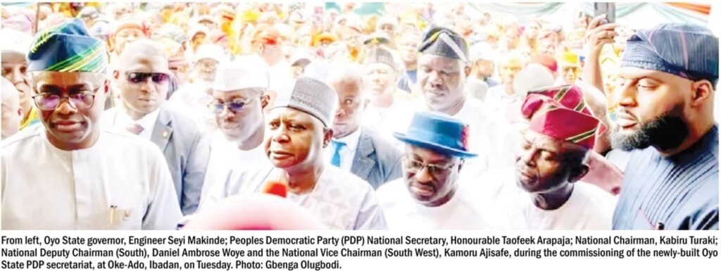 Oyo State PDP secretariat at Oke Ado Ibadan 1 Oyo State PDP secretariat at Oke Ado Ibadan 1