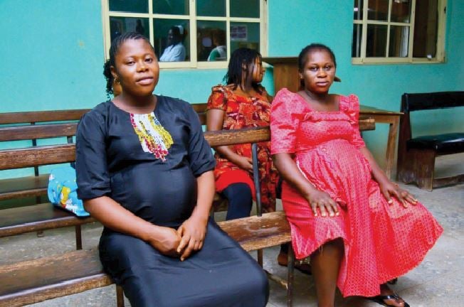 Pregnant women attending antenatal care at a hospital Pregnant women attending antenatal care at a hospital