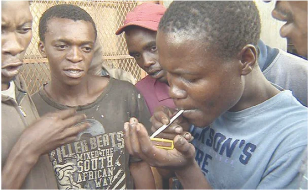 Some youths experimenting with har substance Some youths experimenting with har substance