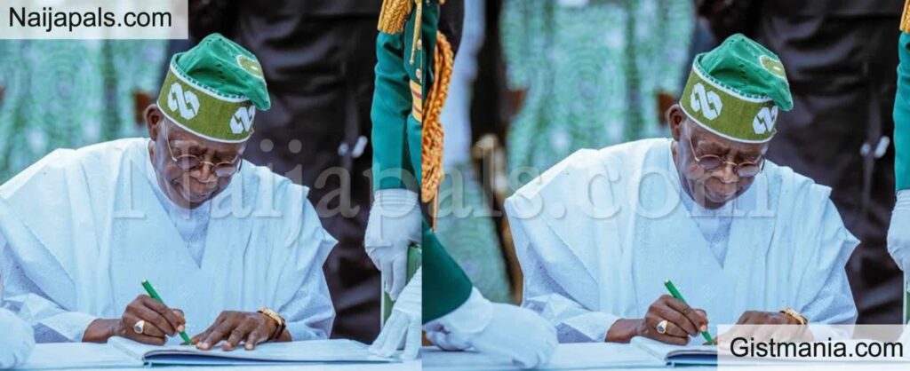 Tinubu Signs Electoral Act Tinubu Signs Electoral Act