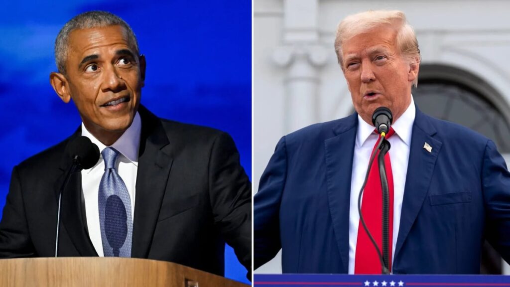 Trump and Obama Trump and Obama