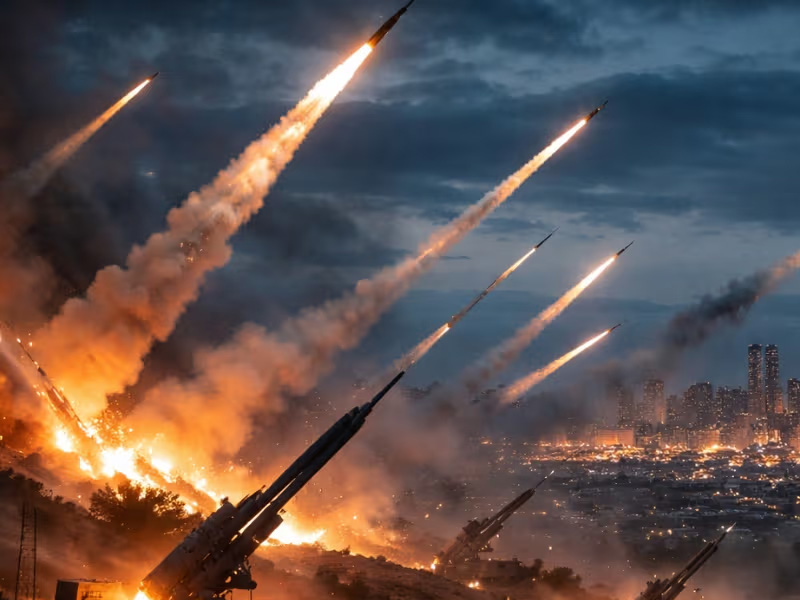 Iran Fires Missile Waves At Israel Iran Fires Missile Waves At Israel