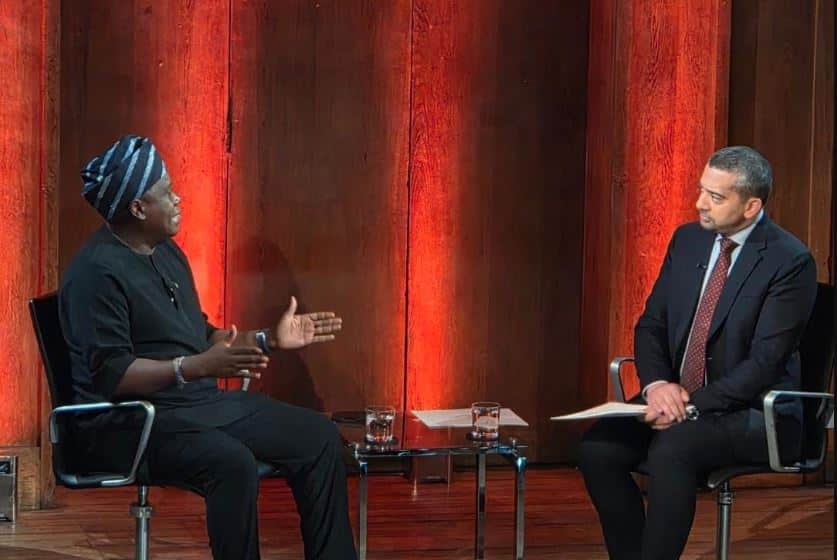 Left Special Adviser To President Bola Tinubu On Media And Policy Communication Daniels Bwala Right Al Jazeeras Journalist Mehdi Hassan Left Special Adviser To President Bola Tinubu On Media And Policy Communication Daniels Bwala Right Al Jazeeras Journalist Mehdi Hassan