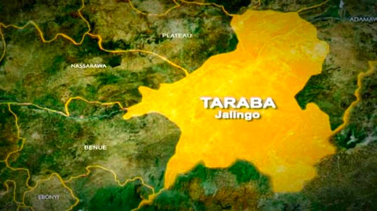 Map Of Taraba State Map Of Taraba State