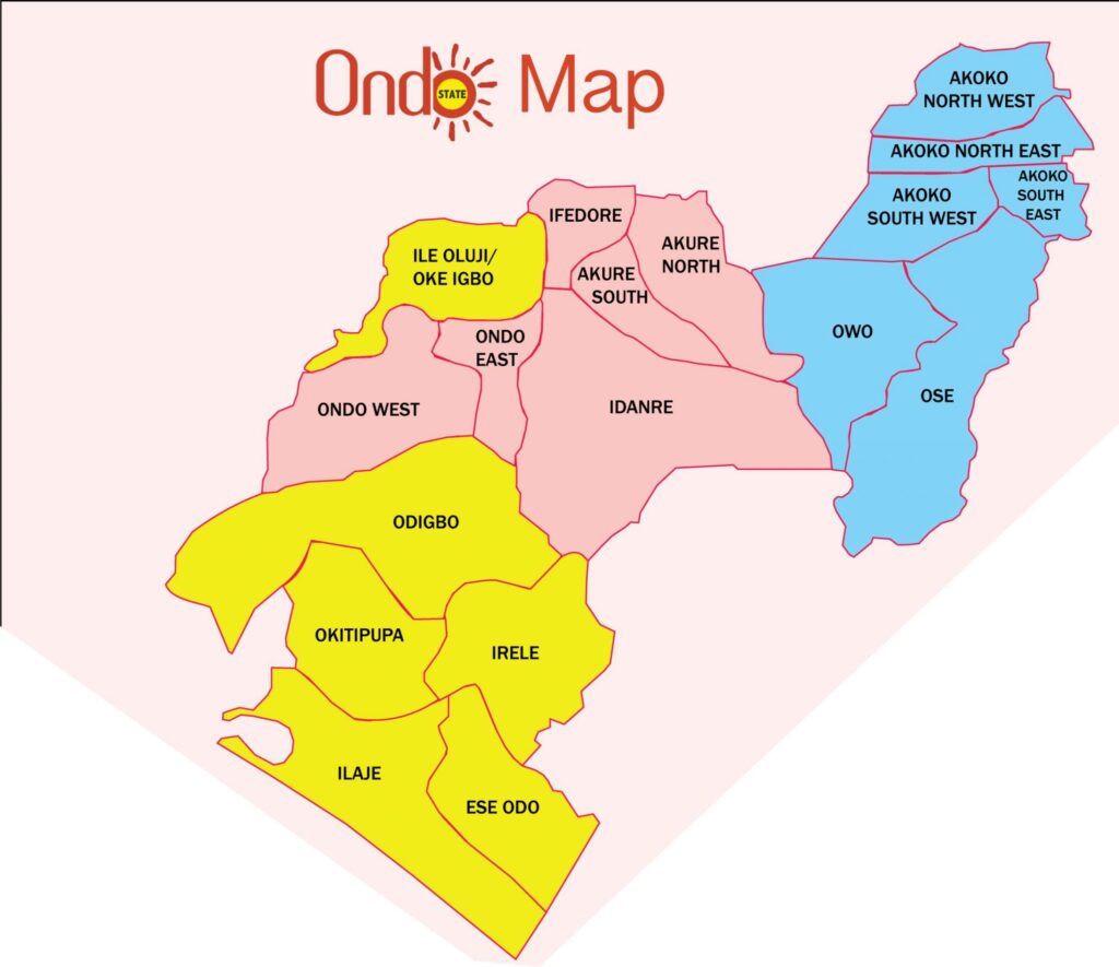 Ondo State Map Scaled 1 Ondo State Map Scaled 1