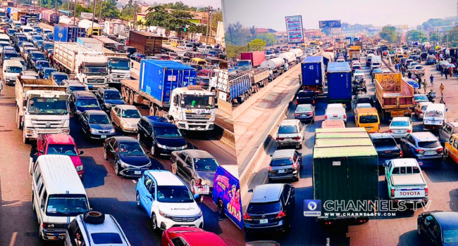Otedola Bridge Accident Gridlock Berger Lagos Ibadan Expressway 2 Otedola Bridge Accident Gridlock Berger Lagos Ibadan Expressway 2