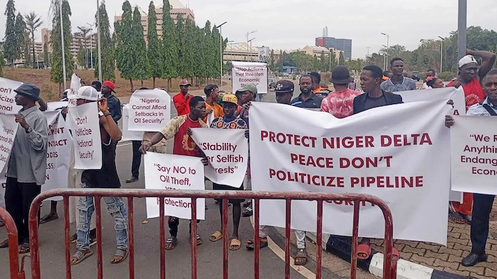 Pro Tompolo Protesters Storm Nass Oppose Pipeline Contract Decentralisation Pro Tompolo Protesters Storm Nass Oppose Pipeline Contract Decentralisation