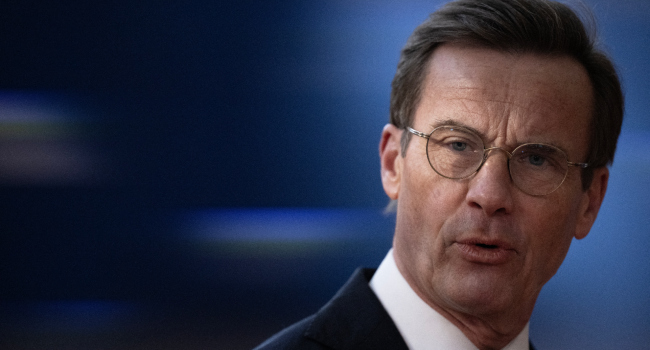 Swedens Prime Minister Ulf Kristersson Arrives For A Eu Summit At The Eu Headquarters In Brussels Swedens Prime Minister Ulf Kristersson Arrives For A Eu Summit At The Eu Headquarters In Brussels