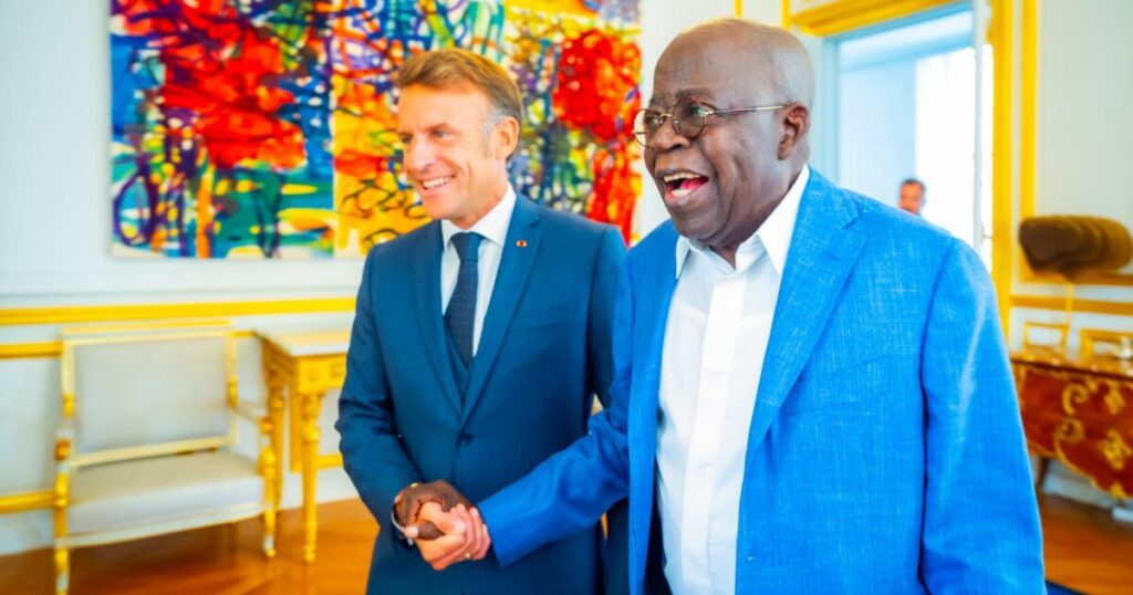 Tinubu In A Warm Exchange With Macron At The Elysee Palace In Paris. 2 1200X630 1 Tinubu In A Warm Exchange With Macron At The Elysee Palace In Paris. 2 1200X630 1