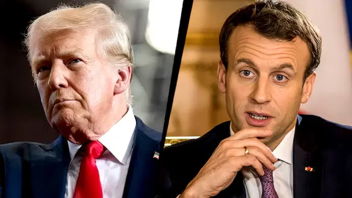 Donald Trump Mocked Emmanuel Macron 075113952 Donald Trump Mocked Emmanuel Macron 075113952
