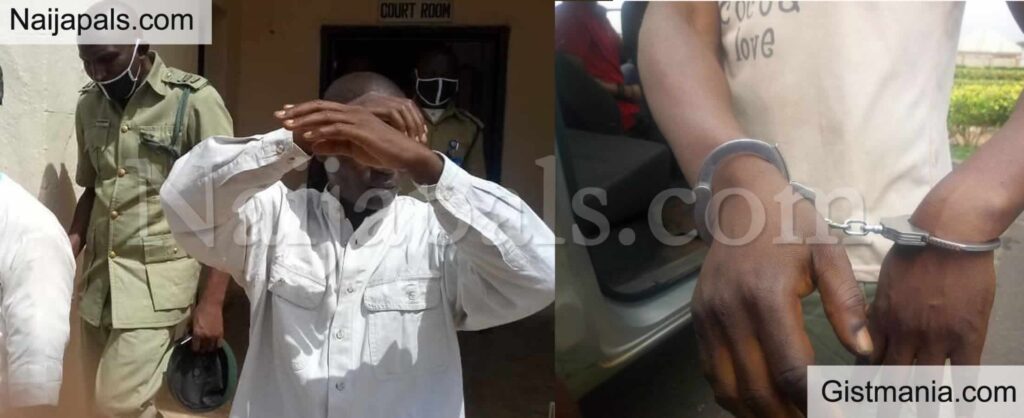 Man Court Handcuff Man Court Handcuff