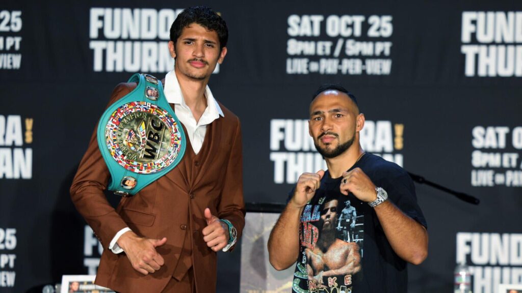 Sebastian Fundora Keith Thurman Getty Sebastian Fundora Keith Thurman Getty