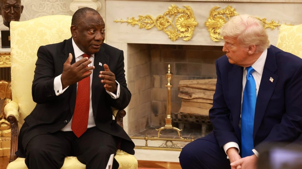 Trump And Ramaphosa Trump And Ramaphosa
