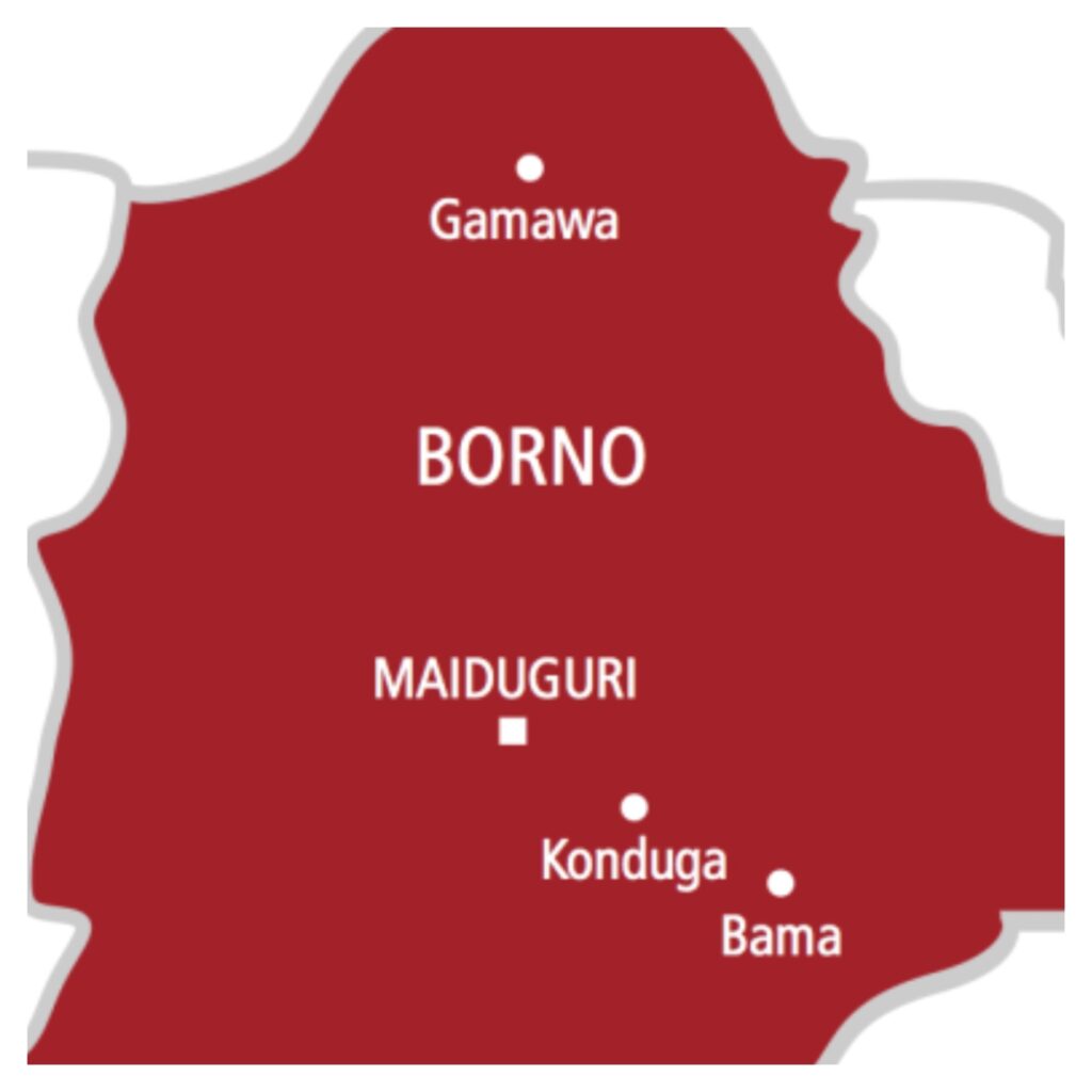 Borno Map Borno Map