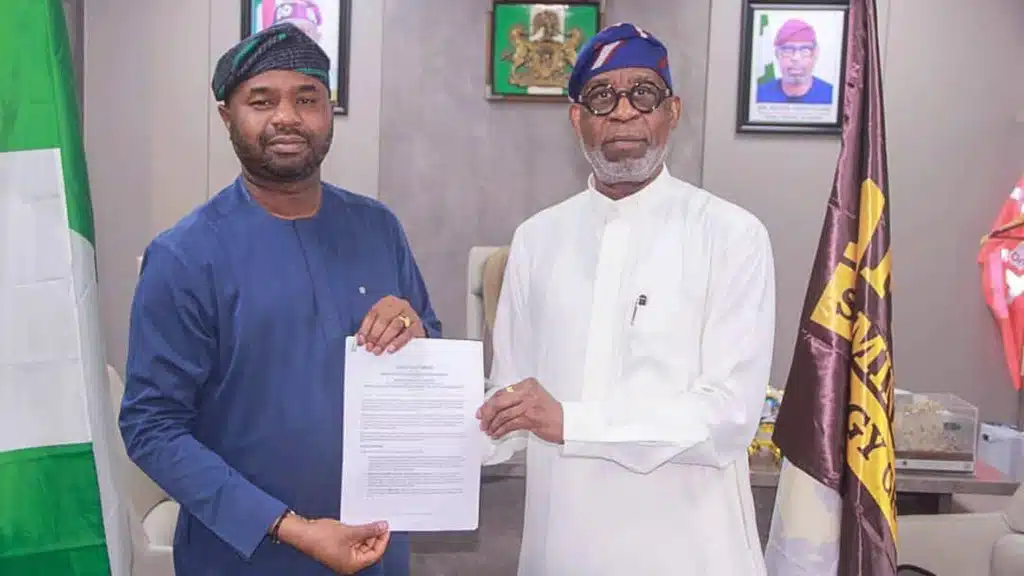 Dele Alake And Zacch Adedeji Dele Alake And Zacch Adedeji