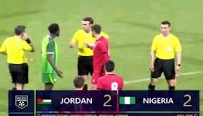 Late Drama As Nigeria Draw 2 2 With Jordan In Fiery Friendly Clash Late Drama As Nigeria Draw 2 2 With Jordan In Fiery Friendly Clash