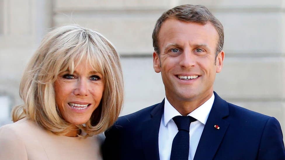 Macron And Wife Macron And Wife