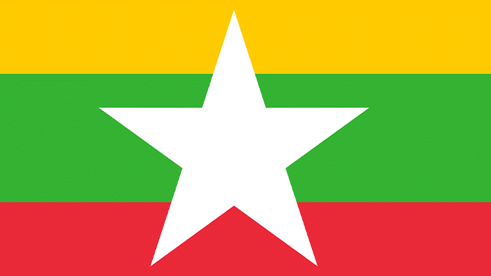 Myanmars Flag Myanmars Flag