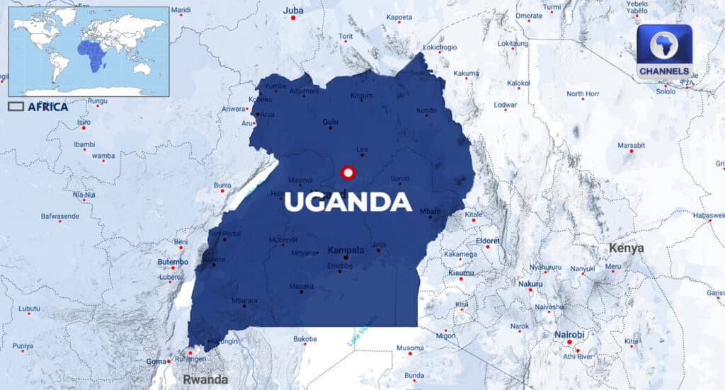 Uganda Map Hd Uganda Map Hd